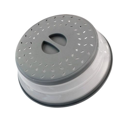 1pc Collapsible Microwave Splatter Cover For Food; Multifunctional Silicone Folding Fresh-keeping Cover; Oil-proof Splash-proof Cover